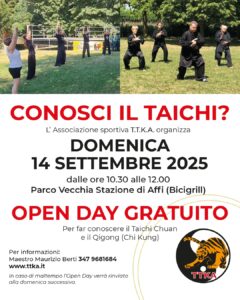 Scopri di più sull'articolo Open Day Tai Chi Quan – 14 settembre 2025
