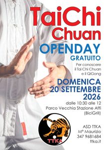 Scopri di più sull'articolo Open Day Tai Chi Quan – 20 settembre 2026
